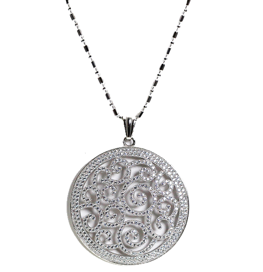Swirling Pendant Necklace