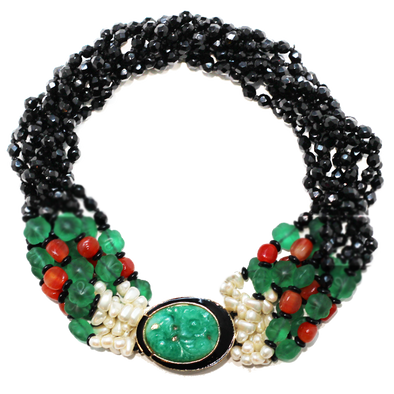 Jade Sea Glass Necklace
