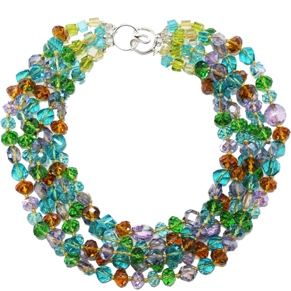 Multi Colored Crystal Necklace