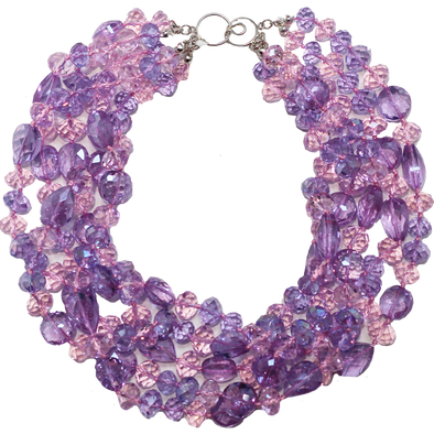 Purple and Pink Necklace