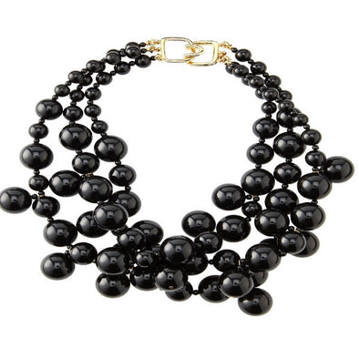 Black Bauble Necklace