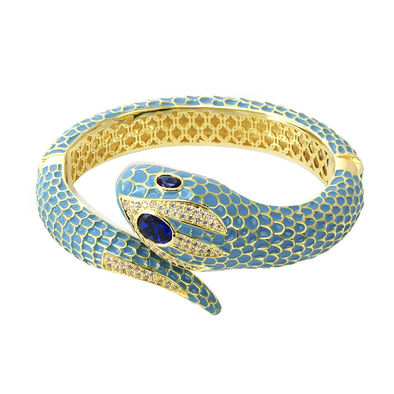 Blue Snake Bracelet