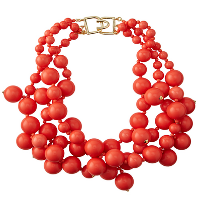 Coral Bauble Necklace