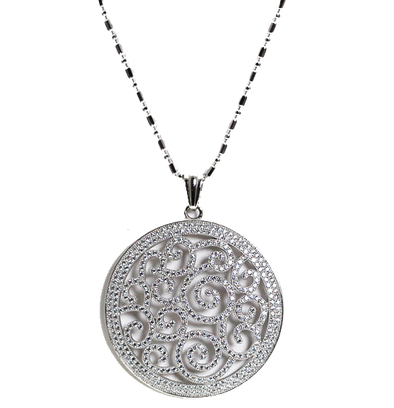 Swirling Pendant Necklace