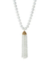 Oversized Pearl Tassel Necklace