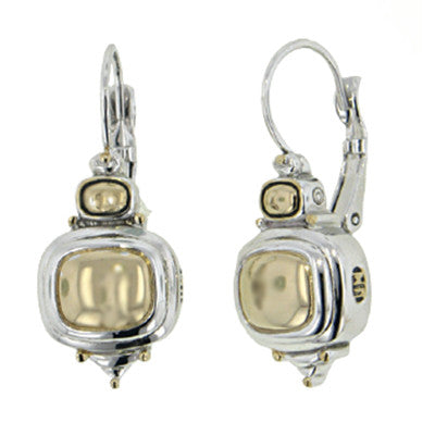 Nouveau Gold Dome French Wire Earrings